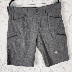 Eddie Bauer First Ascent Gray Zippered Pocket Cargo Shorts
